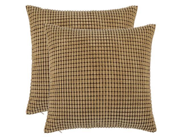 Pack Of 2 Throw Pillow Cases Covers With Zipper Fall Super Soft