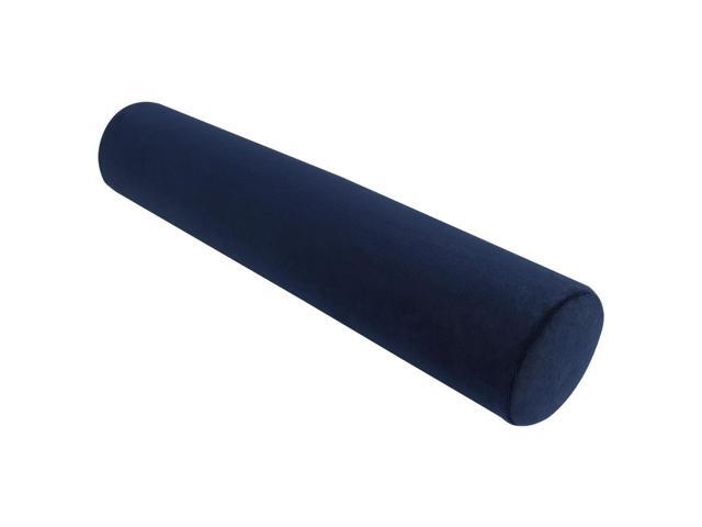 Round Pillow Roll Memory Foam Bolster Firm Lumbar Bolster Neck