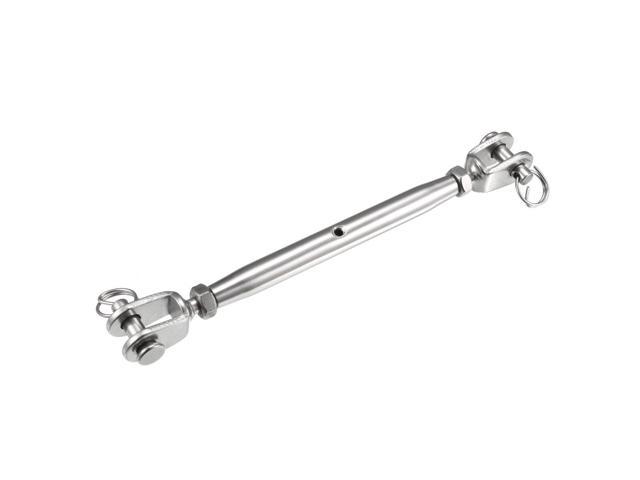 M6 Stainless Steel Closed Body Turnbuckle Jaw Jaw Wire Rope Rigging Screw 
