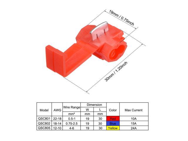 Wire Splice Connector - Solderless Quick Splice Snap Wire ...