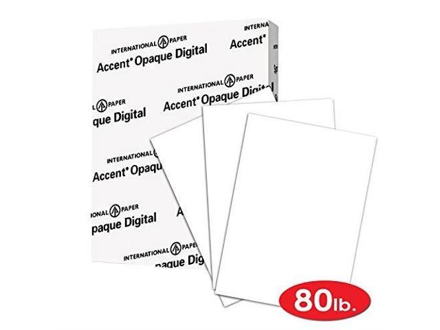216gsm Accent Opaque White 8.5” x 11” Cardstock Paper 80lb 250 Sheets 