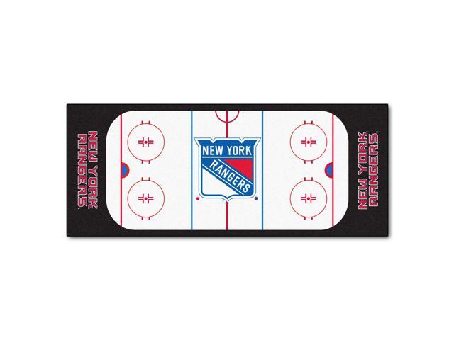 Nhl New York Rangers Rink Non Skid Mat Area Rug Runner Newegg Com