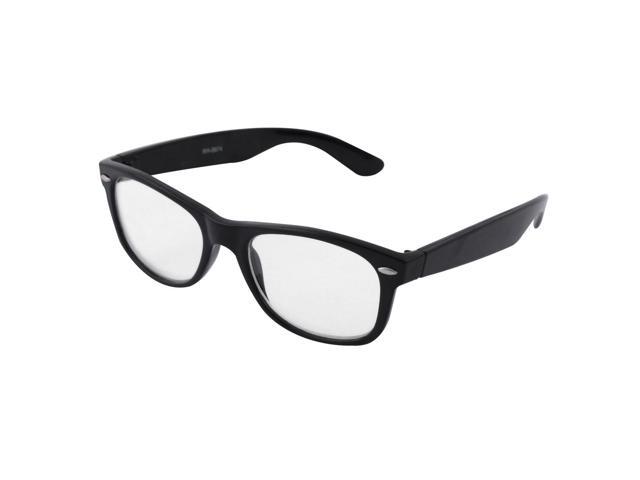plain black glasses
