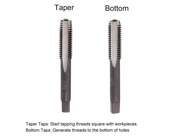 Metric Hand Tap M8 Thread 1.25 Pitch 3 Straight Flutes H2 Alloy Tool ...