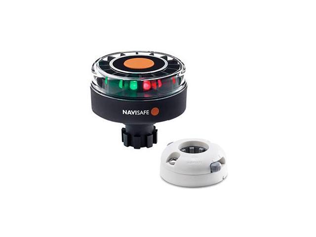 Black Navisafe Navilight 2NM Tricolor w//Navimount Base /& Horizontal Mount