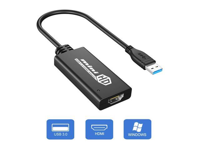 USB 3.0//2.0 to HDMI Multiple Monitors Cable Converter with Audio Compatible with Windows XP 7//8//8.1//10 for PC Laptop Projector HDTV USB to HDMI Adapter 1080P HD Audio Video Cable Converter