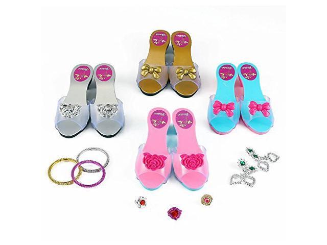 Details about   Pretty Princess Dress Up Set with Bracelets Earrings Rings 4 Pr Shoes Heels 