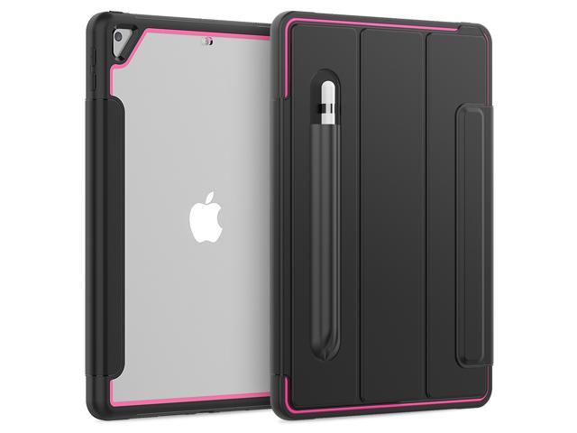 New iPad 7th Generation 10.2 inch Case 2019 with Pencil Holder Smart Stand Cover with Auto Wake/Sleep for Apple iPad 10.2" Model A2197 / A2198 / A2200