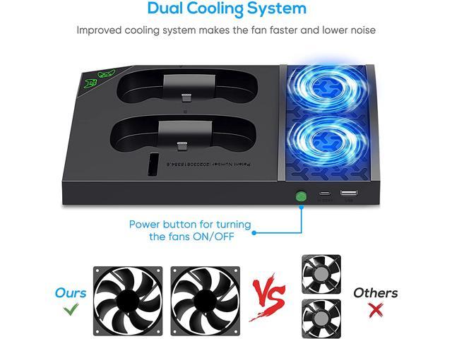 Upgraded Cooling Stand for Xbox Series S Console with Controller