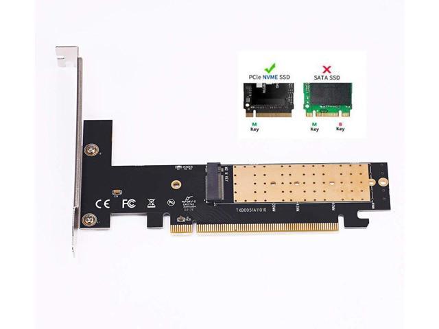 PCI-E GEN3 Full Speed 40 Gbit/s SSD PCI X4 3.0 Adapter für Desktop-PC AMPCOM M.2 NVME SSD auf PCIE Adapterkarte