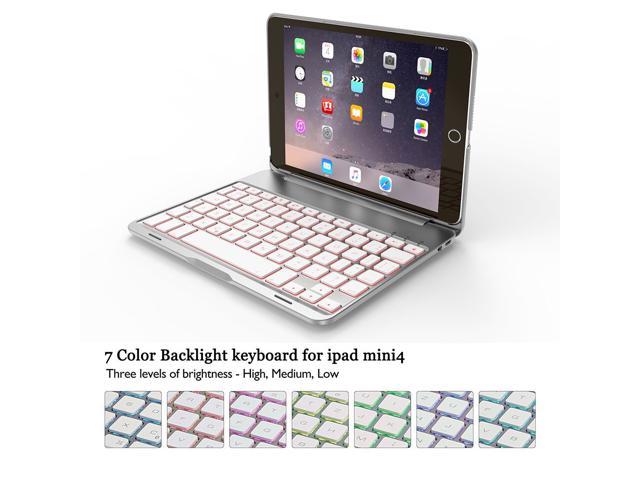 Ipad Mini 5 Mini 4 Keyboard 135 Degree Flip 7 Color Backlit Auto Sleep Wake Ultra Thin Keyboard Case Cover For Apple Ipad Mini 5 19 Ipad Mini 4 15 Newegg Com
