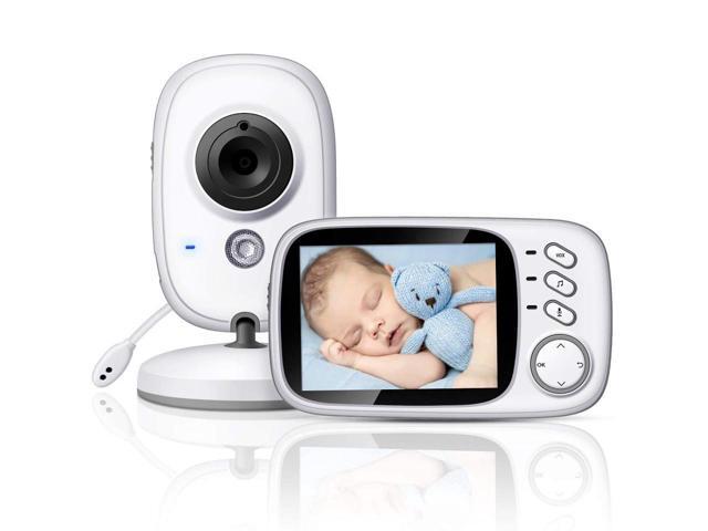 3 2 Video Baby Monitor With Digital Camera 2 4ghz Wireless Long Range Infrared Night Vision Two Way Audio Vox And Temperature Monitoring 8 Lullabies And High Capacity Battery Newegg Com 3 2 Video Baby Monitor With Digital Camera 2 4ghz Wireless Long Range Infrared Night Vision Two Way Audio Vox And Temperature Monitoring 8 Lullabies And High Capacity Battery Newegg Com