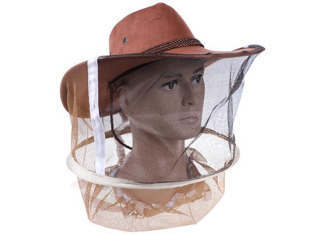 Beekeeping Hat Mosquito Bee Insect Net Veil Hat Face Head Wrap Protector