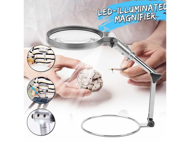 desktop illuminated magnifier