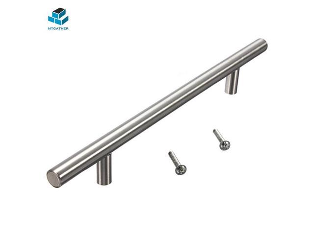 Mtgather 10inch Modren Stainless Steel T Bar Handle Kitchen Cabinet Door Handle Pull Knob Cabinet Pulls 12x250x160mm Newegg Com