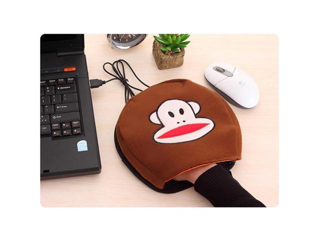 Creative Cute Cartoon Heated Computer Mouse Pads Winter Usb Wrist