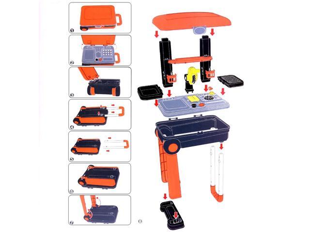 Geneic Kids Bo/îte /à outils Kit de Jouets /Éducatifs Simulation Outils de R/éparation Jouets Perceuse Jeu Plastique Apprentissage Ing/énierie Puzzle Jouets Cadeaux Pour Gar/çon