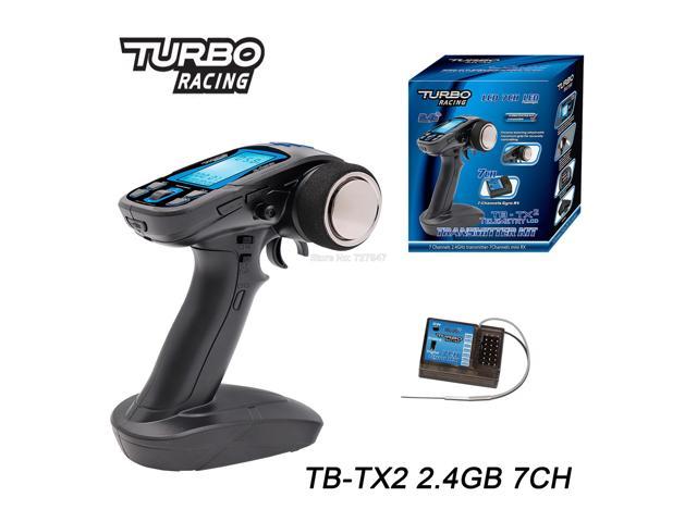 Turbo Racing TB-TX2 2.4GHz 7CH LCD Receiver x 3  & Transmitter For RC Boat Car