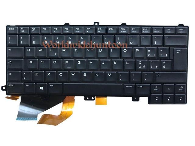 Reboto Italian Laptop Keyboard For Dell Alienware M14x R3 Keyboard Cn 0prmpx Nsk Lb0bc It Layout With Backlit Newegg Com