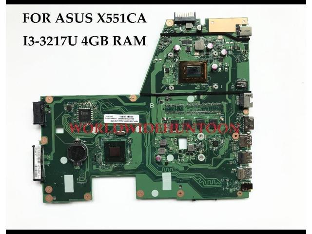 MB For ASUS X551CA Laptop Motherboard REV2.2 SLJ8E HM76 I3-3217U 4GB Integrated