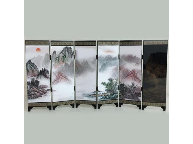 48 24 0 6cm Mini Screen 6 Panel Mini Desk Folding Screen