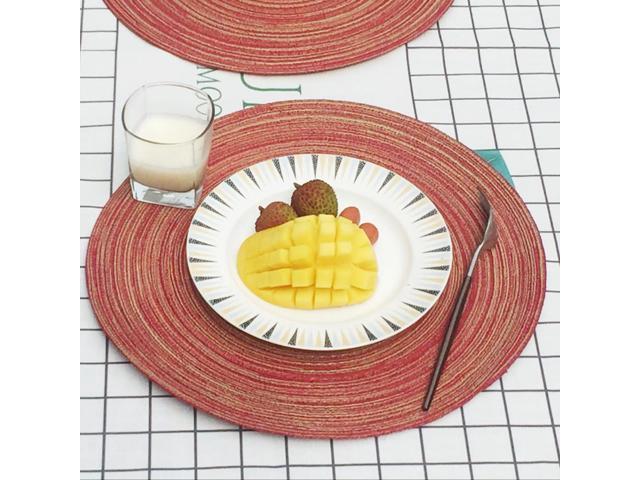 Stylish Round Circle Placemats Table Place Mats Kitchen Dinner