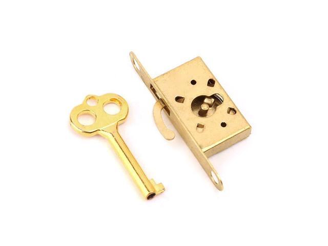 Vintage Drawer Lock With Key Antique Small Box Cabinet Door