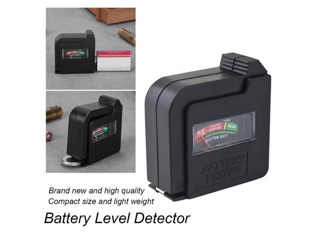 HINK-Home The Tester Universal AA//AAA//C//D//18650//9V//1.5V Button Cell Battery Volt Tester Checker Test Other Big Sales Black