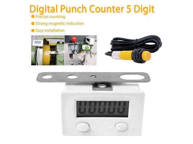 5 Digit Digital Electronic Counter Puncher Magnetic Inductive Proximity Switch