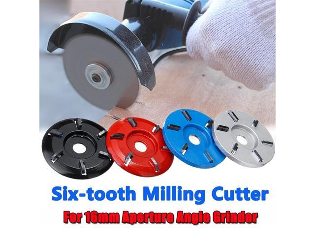 6 Teeth Wood Carving Disc Tool Milling Cutter For Angle Grinder Accessory New