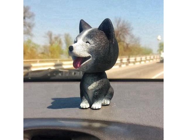 Cute Car Accessories For Automobiles Dashboard Decoration Shaking Head Toys Nodding Dog Auto Interior Ornaments Doll For Girls