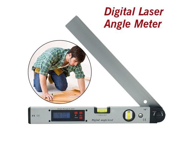 400mm 225 Degree Digital Protractor Angle Finder Inclinometer Electronic Level Without Magnets Level Angle Slope Test Ruler Newegg Com