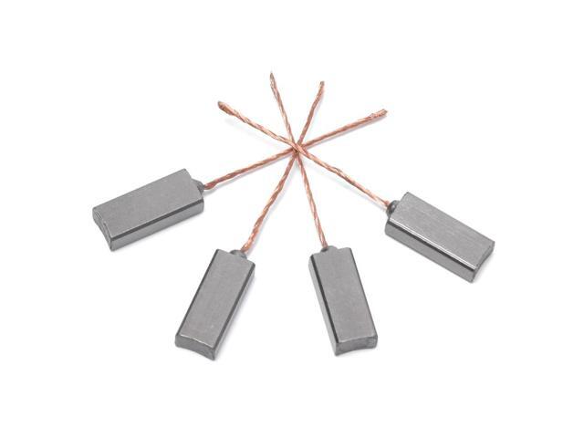 6.5 x 20mm Electric Motor Carbon Brushes Wire Brush Replacement Leads Generator