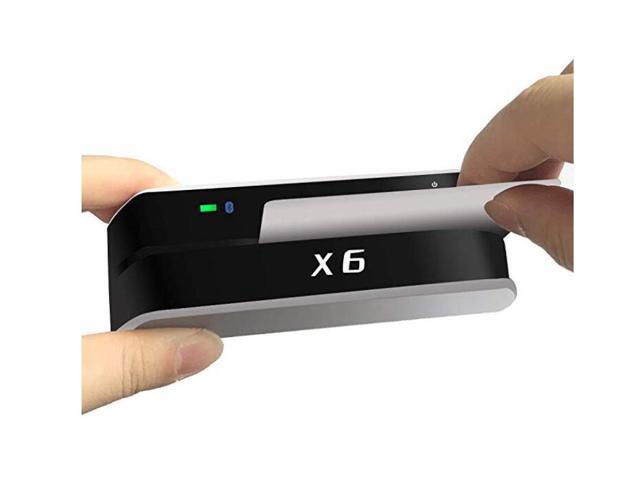 X6 BT Bluetooth Magnetic VIP Card Reader Writer USB 3 Tracks Swipe Encoder ED1