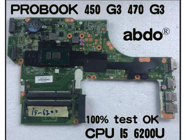 Abdo Cpu I5 60u Hp Probook 450 G3 470 G3 Notebook Pc Motherboard Daox63mb6h1 100 Test Ok Newegg Com