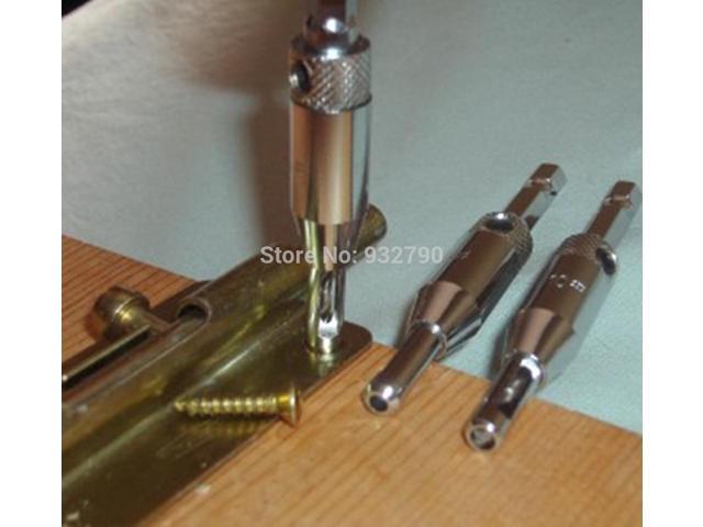 3 Size Self Centering Hinge Cabinet Door Hardware Wood Drill Bit Set 7 64 9 64 11 64 Guide Pilot Hole Drill