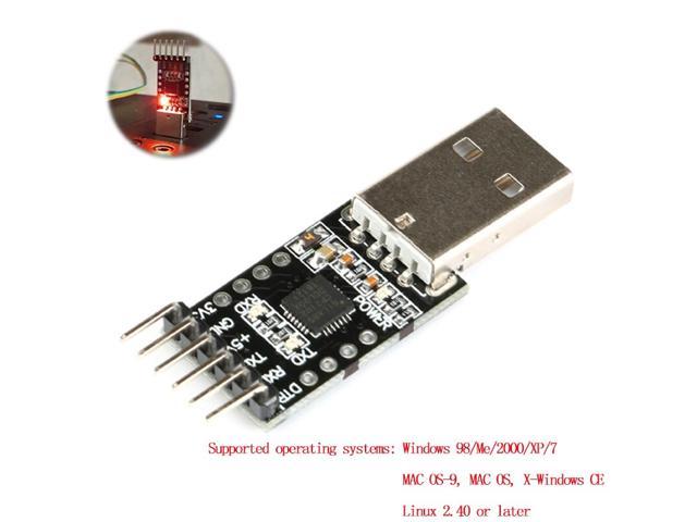 6Pin USB 2.0 to TTL UART Module Serial Converter CP2102 STC Replace FT232