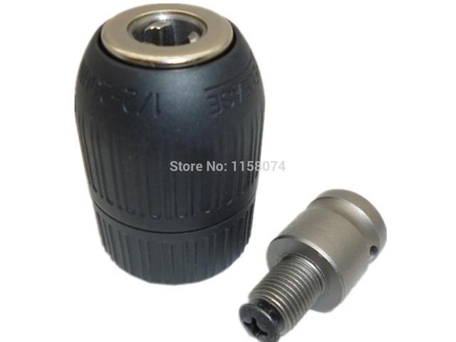 Keyless Drill Chuck 2mm 13mm 1 2 unf Thread With 1 2 Inch Drill Chuck Adaptor Adapter For Impact Wrench Conversion 1 2 unf Newegg Com
