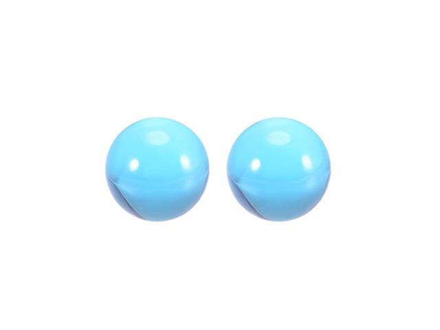 uxcell 30mm Diameter Acrylic Ball Blue Plexiglass Sphere Ornament Solid Balls 1.2 Inches for Home Decor 2 Pcs 