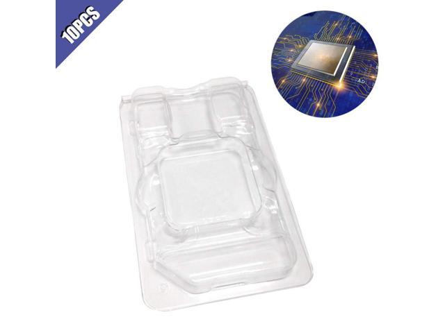Ximimark 10Pcs Computer CPU Clamshell Tray Box Case Holder Protection Clamshell Container for AMD 938 940 AM2 AM3 FM1 