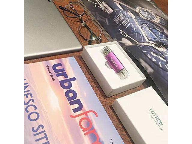 OTG Flash Drive-USB Memory Stick for Computers Android Flash Drive 32 GB USB Flash Drives Metal USB Thumb Drives Colorful USB Stick Pen Drive 32 GB Water/&Shcok Resistant Frosted by YOTRON