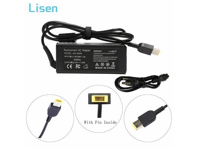 Lisen 20V 3 25A 65W(2 25A 45W) USB Tip AC Adapter Charger for Lenovo Yoga 2 11 11s 13 2 Pro,IdeaPad S210 U430 U530,ThinkPad T550 T450 T450S T540P