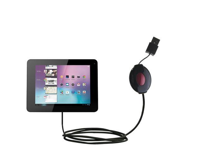 compact and retractable USB Power Port Ready charge cable designed for the Garmin Nuvi 710 and uses TipExchange 