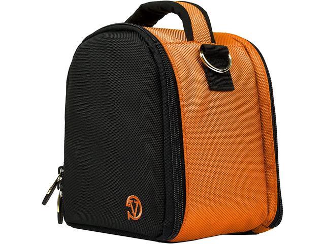 for Nikon Coolpix L810 Orange Travel Shoulder Bag Carrying Case P510 S9100 Digital SLR DSLR Camera 