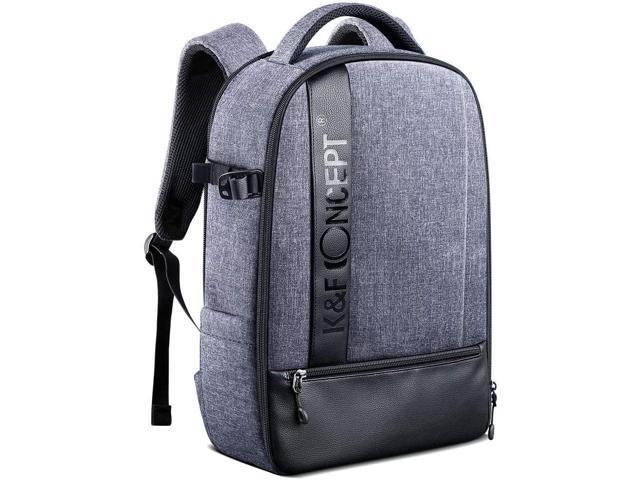 K F Concept Camera Backpack Professional Large Capacity Waterproof Photography Bag For Dslr Cameras 14 15 Inch Laptop Tripod Lenses Newegg Com