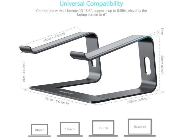 Laptop Stand, Ergonomic Aluminum Laptop Mount Computer Stand ...