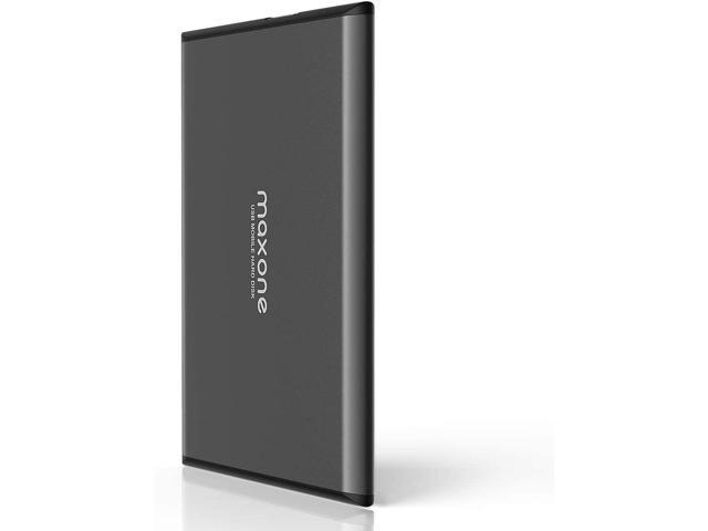 2TB Portable External Hard Drive - Maxone Ultra Slim 2.5'' HDD Storage USB  3.0 for PC, Mac, Laptop, PS4, Xbox one - Charcoal Grey