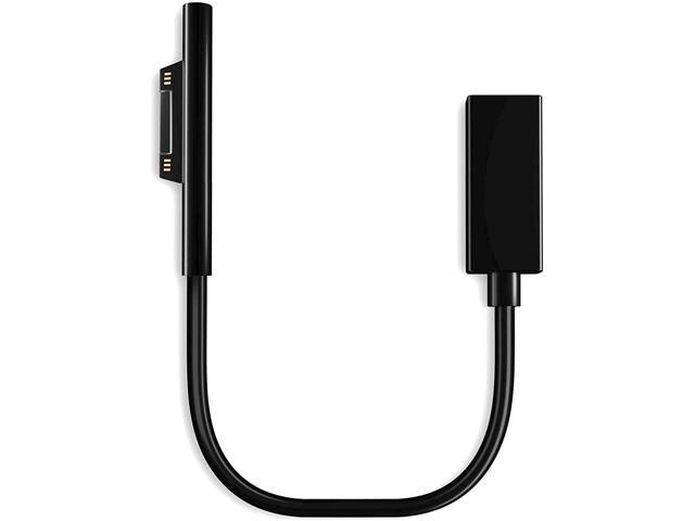 Surface Connect To 45w Female Usb C Charging Cable Compatible With Microsoft Surface Go Pro 7 6 5 4 3 Surface Booksurface Laptop Female Usb C Connector Black Cord 0 25mtr Newegg Com