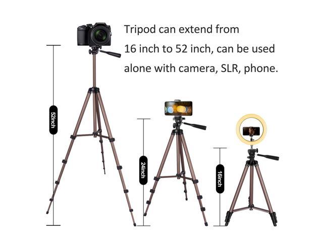 Details about   Emart 10-inch Selfie Ring Light With Adjustable Tripod Stand & Cell Phone For 