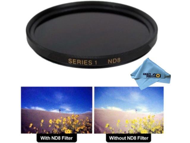82mm ND8 Multi-Coated Neutral Density Filter for Sigma Super Wide Angle 20mm f/1.8 EX Aspherical DG DF RF Macro Grace Photo Microfiber Cleaning Cloth